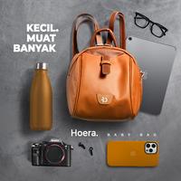 Gambar Gotosovie HOERA BB Backpack Wanita Roomy Muat Banyak - Tan Brown dari Gotosovie Indonesia Kab. Sleman 1 Tokopedia