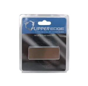 Flipper Edge Standard REPLACEMENT Stainless Steel Blades - 4pcs