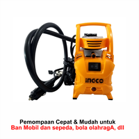 Gambar Kompresor Mini INGCO AAC1408 Pompa Angin 10 Bar dari QHomeMart Official Kab. Bantul 5 Tokopedia