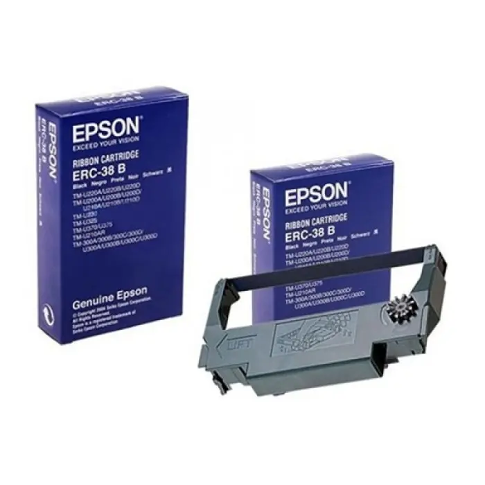CATRIDGE PITA RIBBON PRINTER KASIR EPSON TMU-220/TM-U220 ERC-38B ORI 1