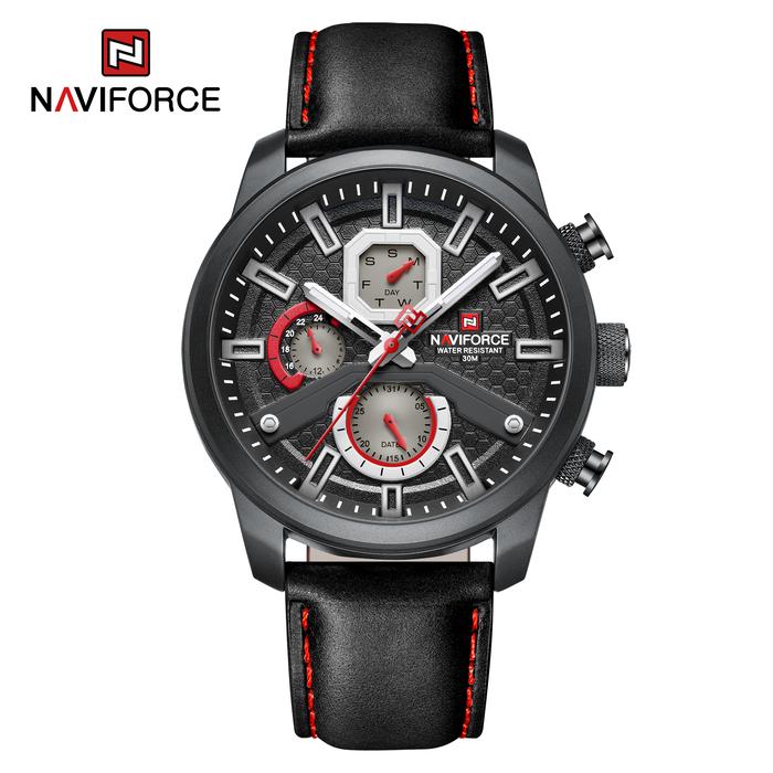 Gambar Jam Tangan Pria Navi Force Original Tahan Air Quartz NF 9211L B/B/B dari On Time Indonesia_NEW Kota Administrasi Jakarta Utara Tokopedia
