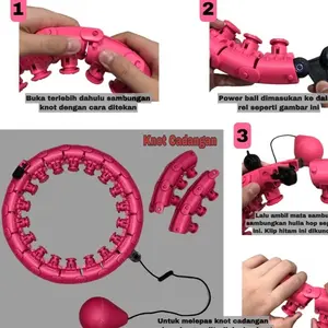 Hula hoop Hulahoop Hulahup Alat mengecilkan perut dan pinggang