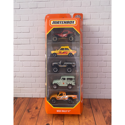 2022 MATCHBOX 5PACK [MBX RALLY II]GHE-O Predator/'70 Datsun 510 Rally/International Scout 4x4