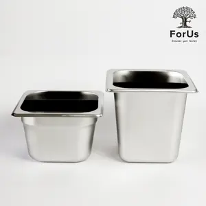 Knock Box Stainless Steel T10 dan T15 - Tempat Sampah Kopi Espresso