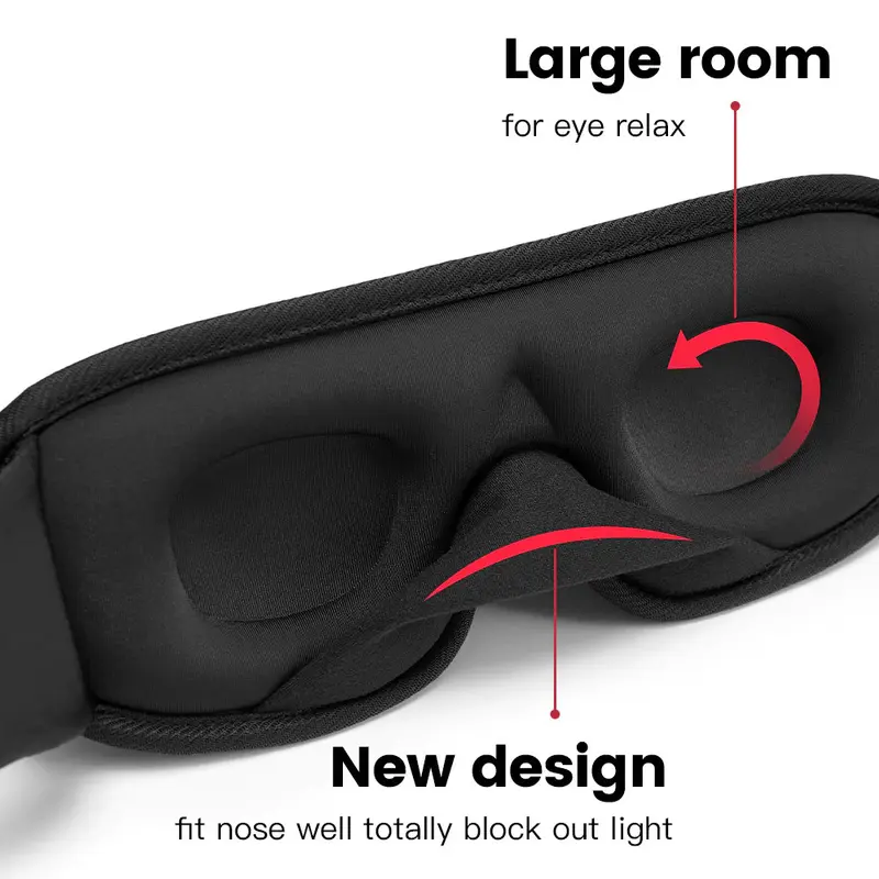 Sleep Eye Mask 3D Penutup Mata Topeng Tidur Light Blocking Premium 2