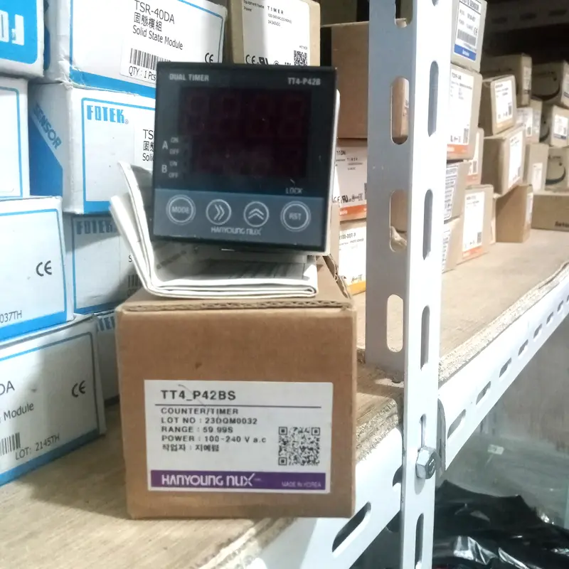 TT4-P42BS COUNTER DUAL TIMER HANYOUNG NUX ORIGINAL 0