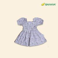 Gambar BANANA Dress Bayi Perempuan Begonia Lengan Pendek Pita Satin - Merah, S dari BANANA Official Store Kota Administrasi Jakarta Timur 2 Tokopedia