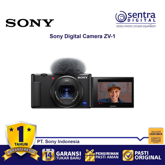 Gambar Sony ZV1 Sony ZV 1 Kamera Vlog Compact Digital Camera GARANSI RESMI dari Sentra Digital Kota Surabaya Tokopedia