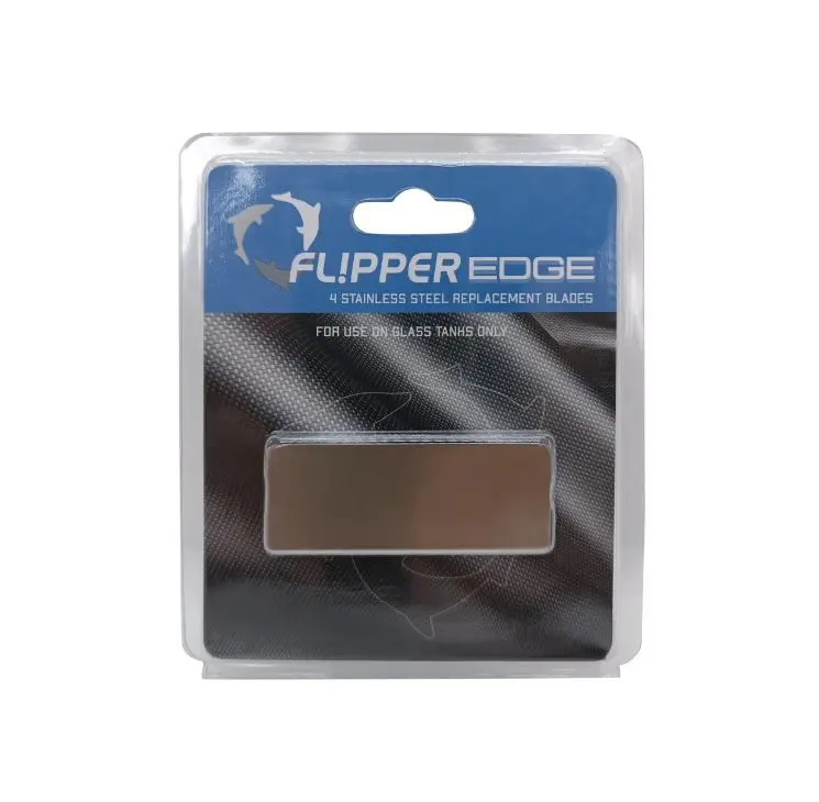 Flipper Edge Standard REPLACEMENT Stainless Steel Blades - 4pcs