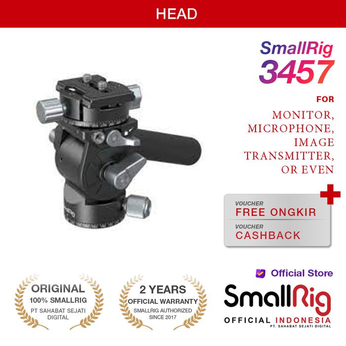 Gambar SmallRig Arca-Swiss Lightweight Portable Fluid Video Head 3457 dari Smallrig Indonesia Kota Administrasi Jakarta Pusat Tokopedia