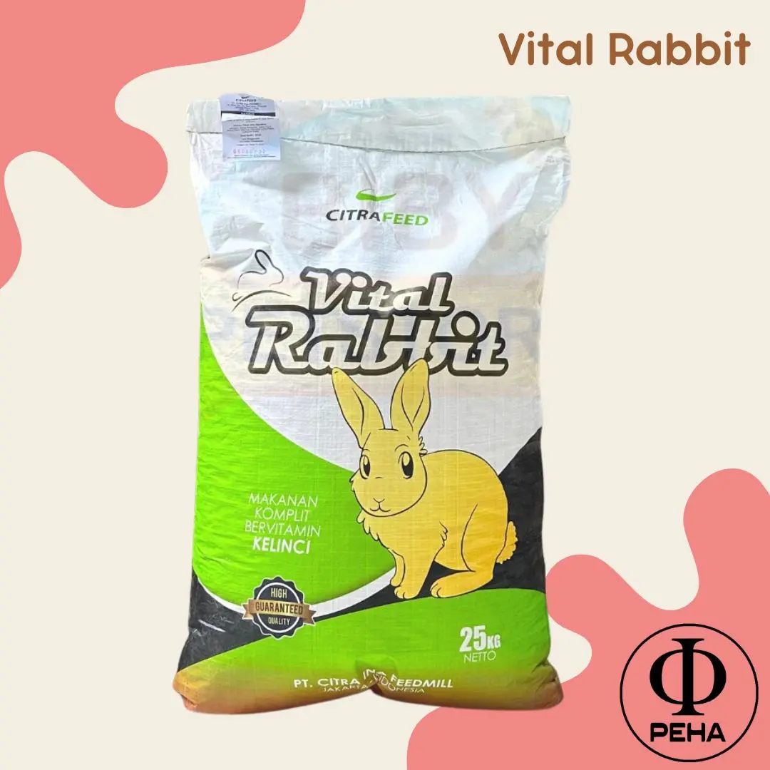Pakan Kelinci Vital Rabbit - Makanan Kelinci Vital Rabbit Repack