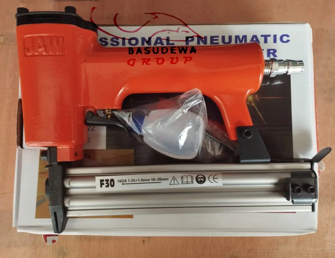 JAW AIR NAILER GUN F30 / MESIN PAKU STAPLES TEMBAK F 30 JAW