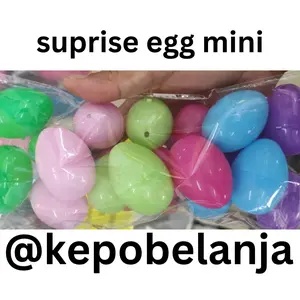 Promo suprise egg mini telor buka tutup bisa diisi hadiah easter egg