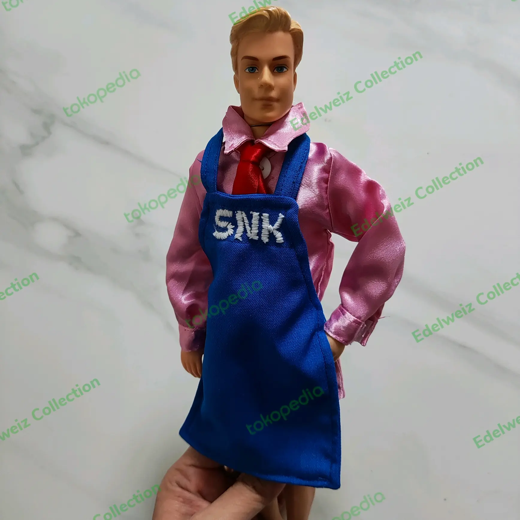 Kemeja/ Dasi/ Celemek SNK skala 1:6 untuk Boneka Action Figure