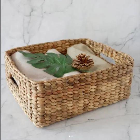 3in1 Box | Keranjang Anyaman Eceng Gondok | Tempat Penyimpanan Enceng 2