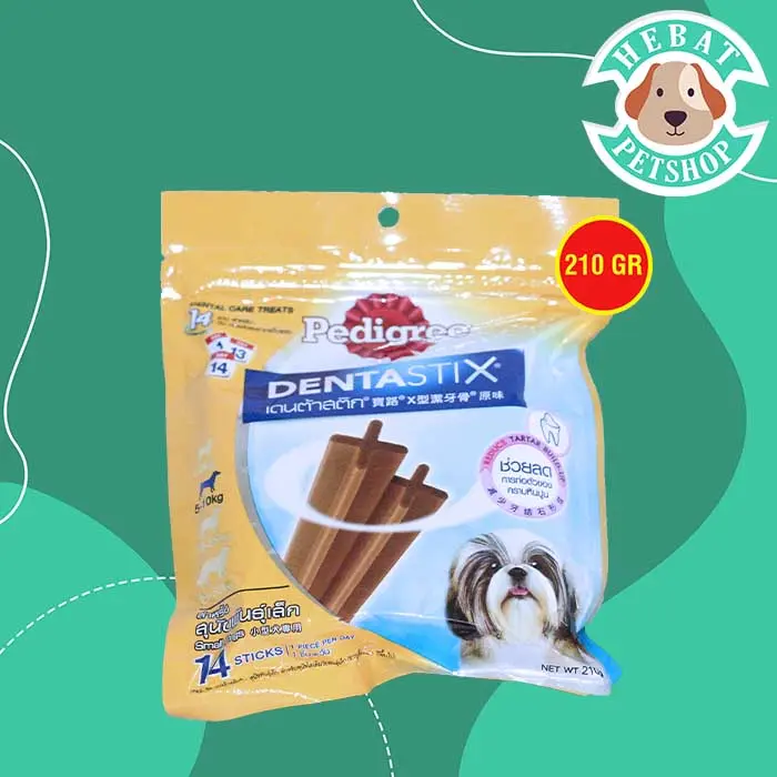 Pedigree Dentastix Small Snack anjing 210 gr / makanan anjing 210gr