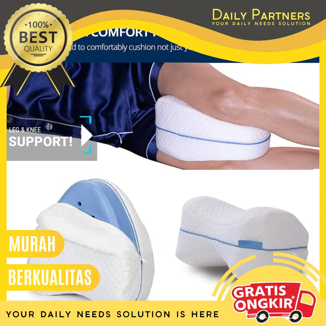 Bantal Paha Lutut Kaki Ibu Hamil Pragnant Memory Foam Leg Knee Pillow
