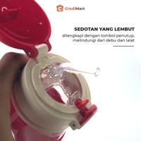 Gambar BOTOL MINUM ANAK SEDOTAN TALI PANJANG KARAKTER BERUANG POUCH BPA FREE - Ungu dari CrediMart Kota Tangerang 2 Tokopedia