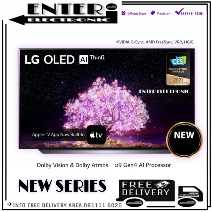 Gambar LG OLED77C1PTB - OLED TV 77 INCH 4K DOLBYVISION ATMOS OLED77C1 77C1PTB dari Enter Electronic Kota Tangerang Selatan Tokopedia