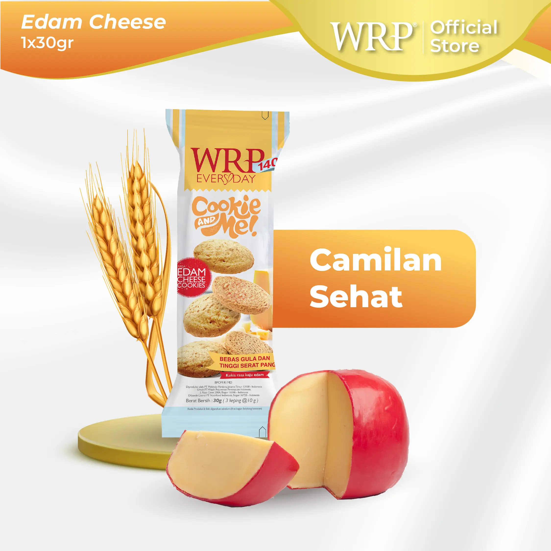 WRP Cookies Keju Edam 30 G