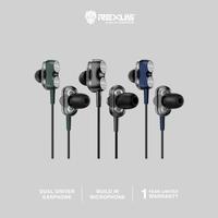 Gambar Rexus Earphone Gaming EP3 Dual Driver With Mic headset headphone - EP3 dari Multi Komputer Kota Administrasi Jakarta Barat 1 Tokopedia