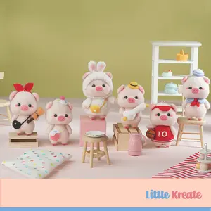 Needle Felt Doll #03 - Little Kreate DIY Needle Felting Set - Wool Felt Handmade Craft Kit - Paket Felt Boneka Jarum Tusuk