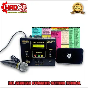 Bel Sekolah/Pabrik Otomatis 1set - Hemat Waktu dan Tenaga