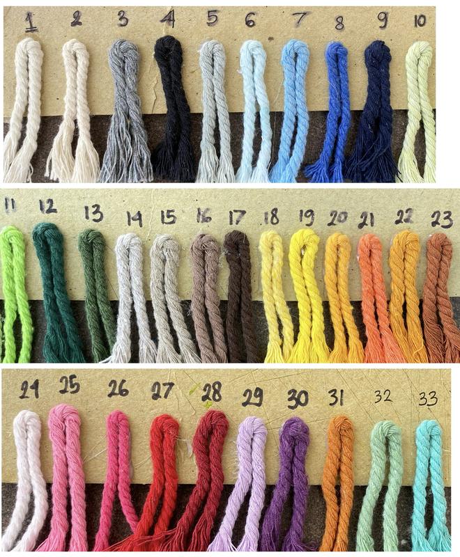 TALI KATUN MACRAME COTTON ROPE BENANG MAKRAME 0