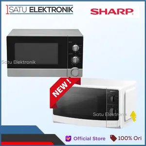SHARP R21DO S IN Microwave Oven Low Watt ( Silver Hitam)