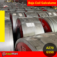 Gambar Coil Galvalume AZ70 G550 - 150 070 TCT dari Bajamart Steel Kota Bekasi 1 Tokopedia