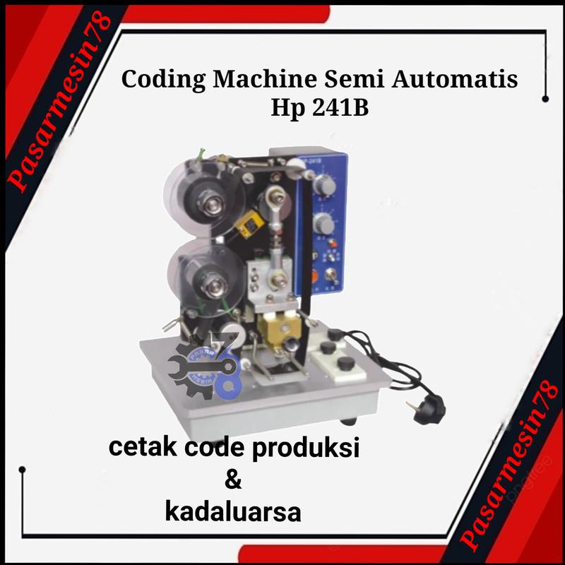 Mesin Coding Semi Auto Hp 241B Cetak Expired date - Shop | Tokopedia