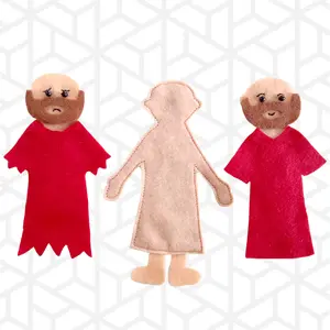 Finger Puppet Good Samaritan / Alat Peraga Orang Samaria Baik