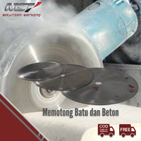 Gambar MST Mata Potong Batu Alam 8"-12" / DIAMOND WHEEL SINTERED 200-300mm - 200x1.0x25.4mm dari MST TOOLS Kota Administrasi Jakarta Barat 2 Tokopedia