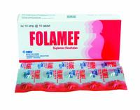 Gambar FOLAMEF Asam Folat 400 mcg Tablet Suplemen Kesehatan Wanita Hamil (10 Strip) dari Mega Esa Store Kota Administrasi Jakarta Utara 2 Tokopedia