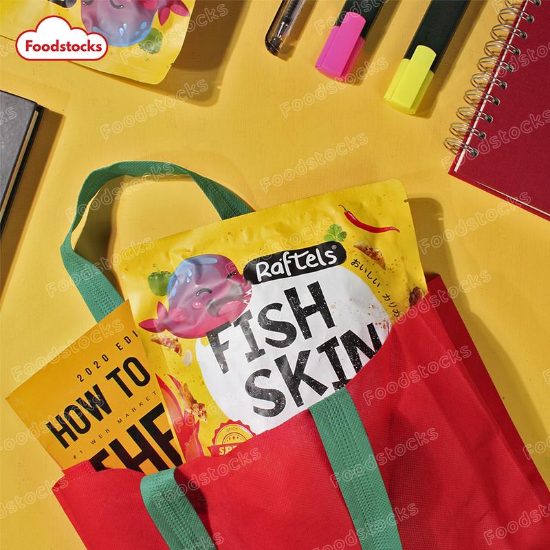 Keripik Kulit Ikan / Fish Skin Rasa Spicy Raftels 75gr Halal 4