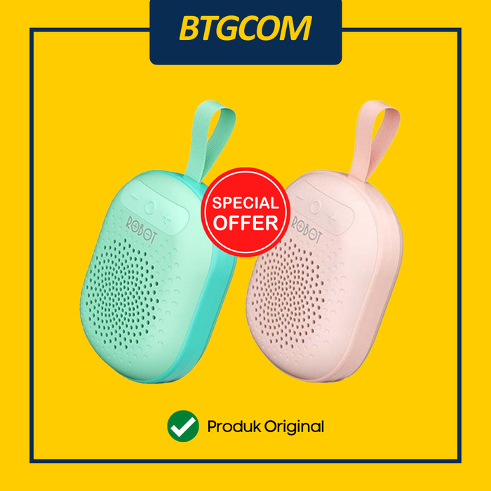 Gambar ROBOT RB20 TWS SPEAKER BLUETOOTH 5.1 MINI PORTABLE WITH RGB dari btgcom Kota Denpasar Tokopedia
