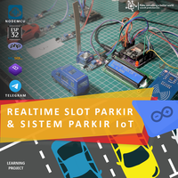 Gambar Kit Belajar IoT Sistem Parkir Dan Real Time Slot Parkir NodeMCU ESP32 dari DT Production Kota Manado 1 Tokopedia