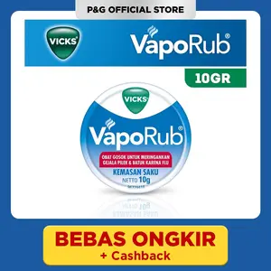 Vicks Vaporub Balsem Meringankan Gejala Batuk dan Pilek 10gr