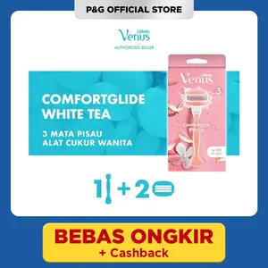 Gillette Venus Alat Cukur Wanita Comfortglide White Tea Razor