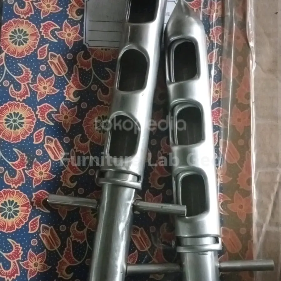Seed Trier Sampler Stainless 3 lubang 28 cm Nobbe Laboratorium Benih
