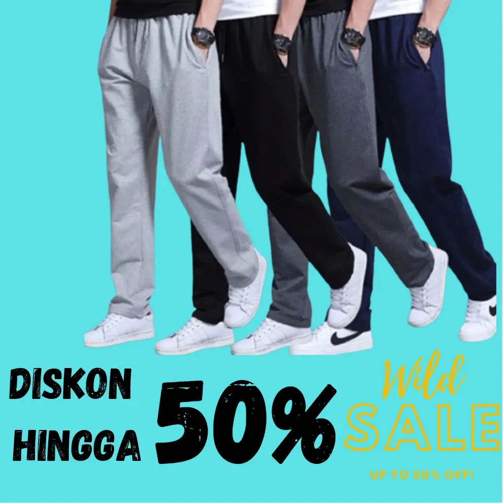Celana Training Panjang Olahraga pria Dewasa