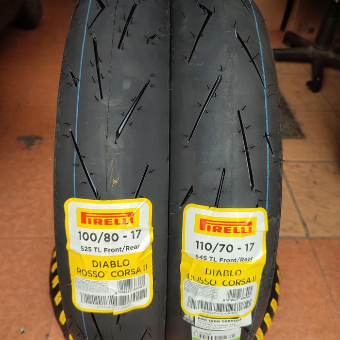 Jual ban pirelli diablo corsa II 100 80 110 70 17 soft compound