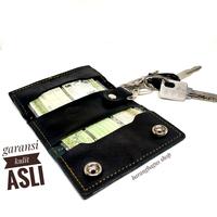 Gambar Dompet kulit asli STNK gantungan kunci murah mobil motor dari barangbagus shop Kab. Bandung 5 Tokopedia