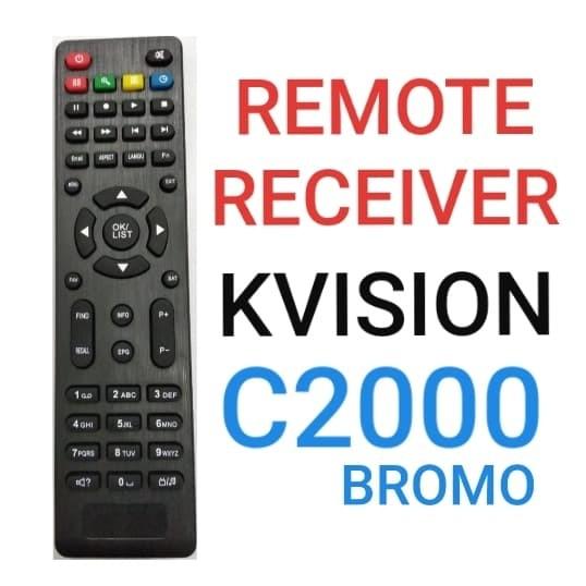 Gambar Remote Receiver Kvision C2000 Bromo Remote receiver kvision bromo dari Bintang Parabola Semesta Kota Medan Tokopedia