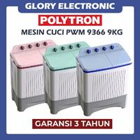 Gambar MESIN CUCI POLYTRON 2 TABUNG 9KG 9 KG PRIMADONA PWM-9366 PWM 9366 dari Gloryelectronicshop_NEW Kota Administrasi Jakarta Selatan 2 Tokopedia