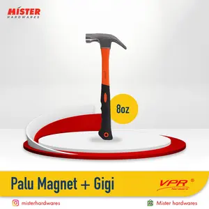 Palu Kambing VPR Gagang Fiber PVC Uk 8 12 16 Gigi (Magnet)