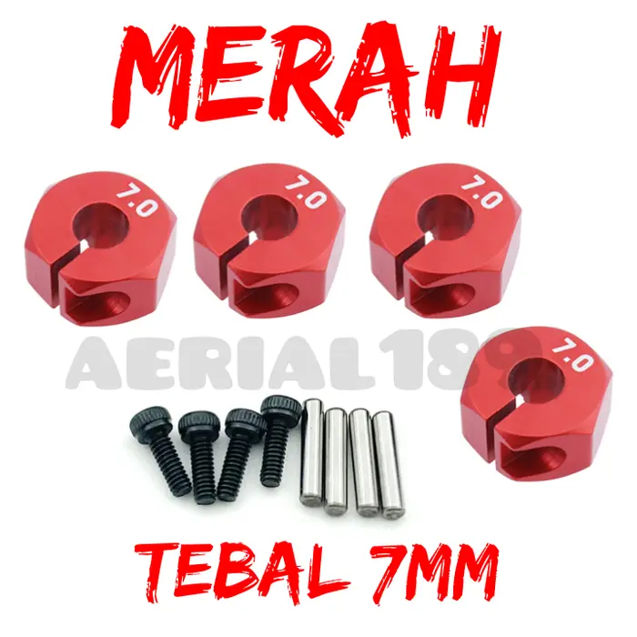 Gambar 1pcs wheel hex 12mm tebal 7mm RC 1/12 1/10 1/8 Wltoy HSP Feiyue Tamiya dari aerial189 Kab. Tangerang 3 Tokopedia