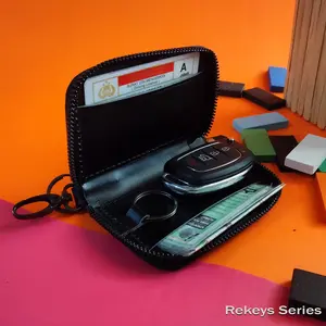 Dompet Stnk Mobil Kulit Full Gantungan Kunci Keyless [ Kulit Asli ]