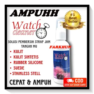 AMPUH CAIRAN PEMBERSIH STRAP TALI JAM TANGAN BAND KALEP WATCH CLEANER