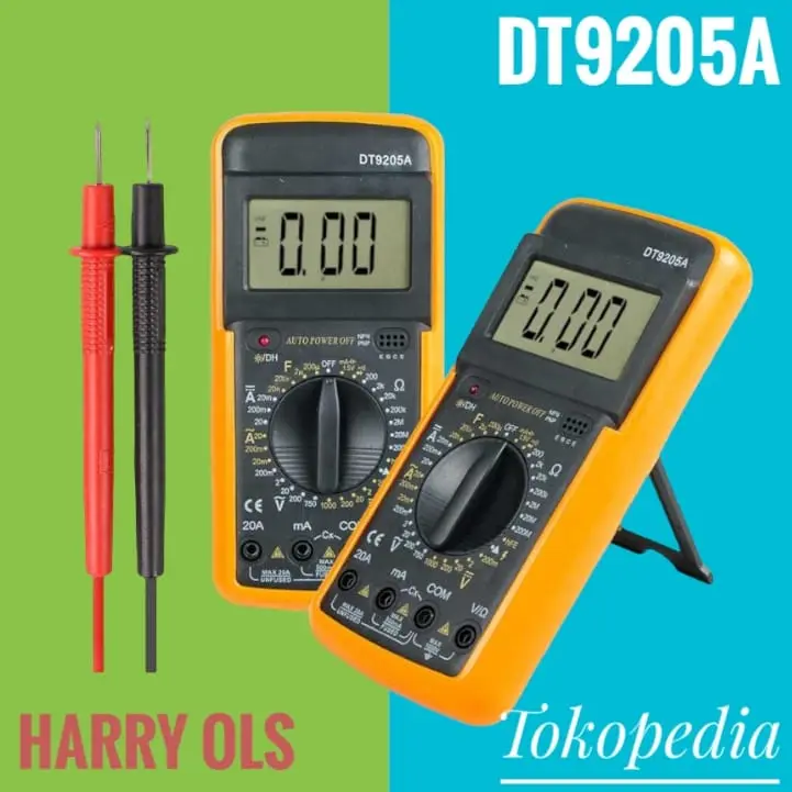 DIGITAL MULTIMETER MULTI TESTER DT- 9205A AVO METER DT-9205A